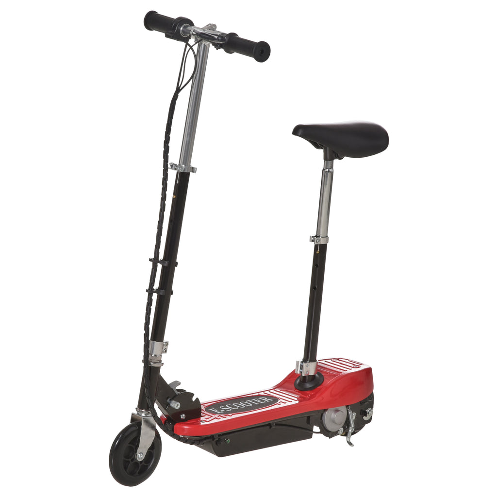 DodiOnline Outdoor Ride On Powered Scooter 120W Motor Bike 2 x 12V Battery - Red
