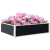 DodiOnline 302L Raised Garden Bed, Weather-resistant PP Planter Box Containers for Outdoor Patio Plant Flower Vegetable, 120 x 90 x 30 cm