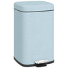 DodiOnline 20L Modern Boxy Metal Home Kitchen Bin - Light Green