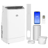 DodiOnline 14000 BTU Mobile Air Conditioner, Smart Home WiFi Compatible, with Heater, Cooler, Dehumidifier, Fan, 24H Timer