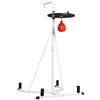DodiOnline 2 in 1 170-190cm Freestanding Boxing Punch Bag Hanger & Speed Ball Station Platform Hanging Frame Home Gym, White