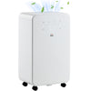 DodiOnline 2000mL Portable Dehumidifier with Air Purifier, 24H Timer, 5 Modes, 10L/Day, for Home Laundry, White