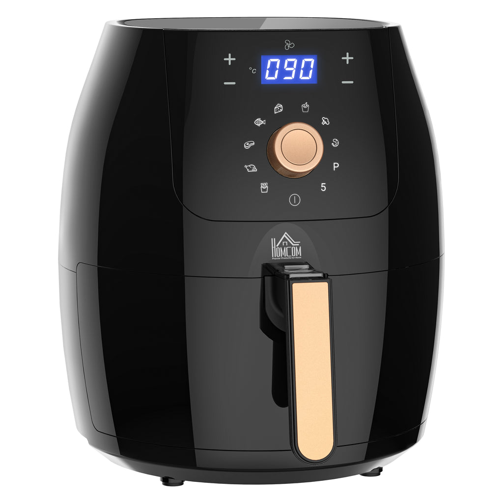 DodiOnline 5.5L 1700W Air Fryer, with Digital Display, 80-200? Temperature