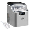DodiOnline 3.2L Compact Ice Machine, with LCD Screen and Accessories - Silver-Tone