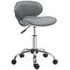 DodiOnline Adjustable Rolling Swivel Beauty Salon Chair, Stool for Spa, Grey