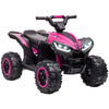 DodiOnline 12V Ride-On Quad Bike w/ Music, Horn, for Ages 3-5 Years - Pink