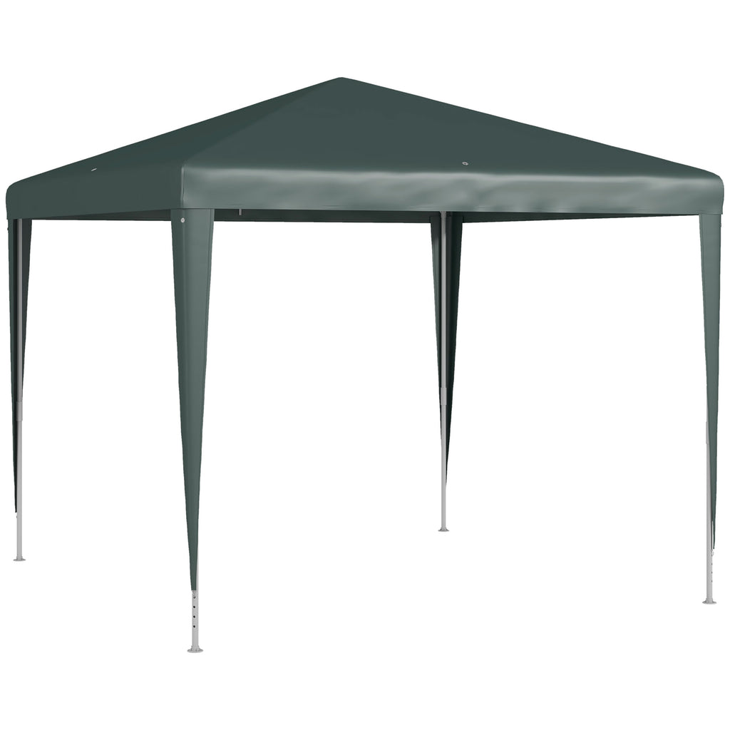 DodiOnline 2.7m x 2.7m Garden Gazebo Marquee Party Tent Wedding Canopy Outdoor(Dark Green)