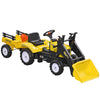 DodiOnline Kids Pedal Go Kart Excavator-Yellow