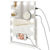 DodiOnline 12 LED bulb Tabletop Makeup Mirror, with Adjustable Settings