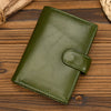 Retro anti-theft leather men's wallet male clip purse wallet casual style short purse cowhide retro luxury business card holder