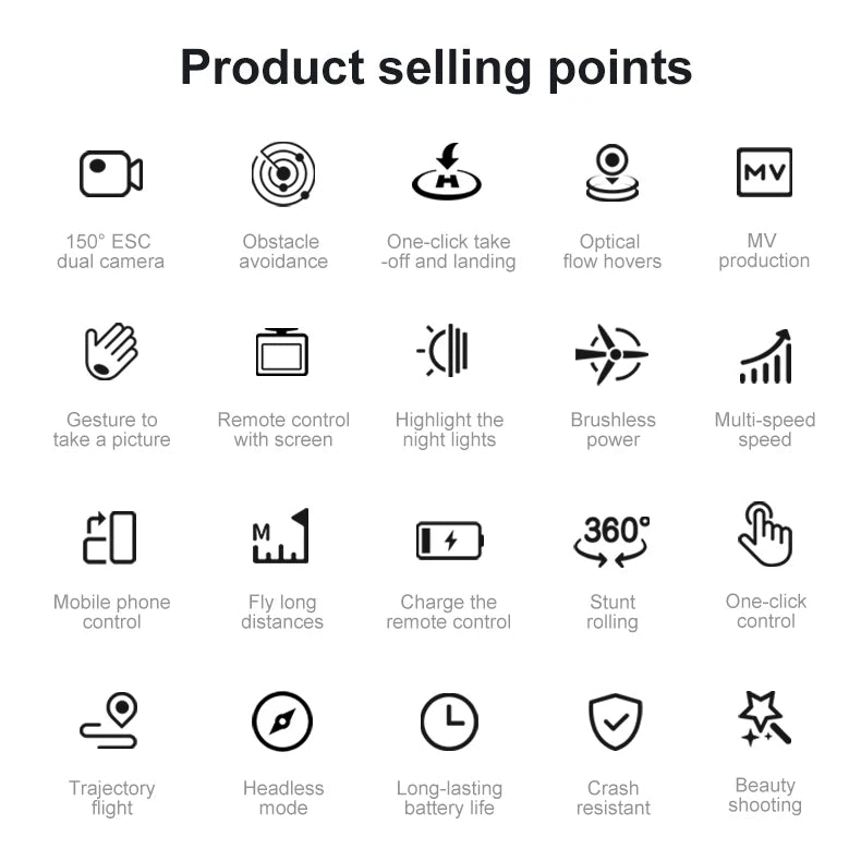 Xiaomi D18 Drone 8K Aerial HD Dual Camera Photography Intelligent Obstacle Avoidance Brushless Power 5G WIFI GPS Return VR Drone