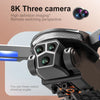 Xiaomi V888 Drone 8K Aerial HD Triple Camera Professional Obstacle Avoidance Optical Flow Positioning Brushless Power GPS Drone