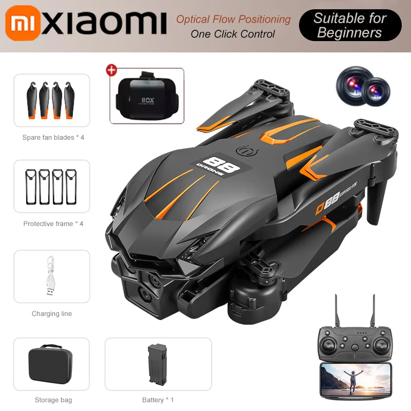 Xiaomi D88 Drone 8K Aerial HD Dual Camera Photography Intelligent Obstacle Avoidance Brushless Motor 5G WIFI GPS Return VR Drone