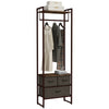 DodiOnline Compact Clothes Rail, with Drawers and Shelf