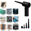 Compressed Air Duster For Computer Keyboard 51000 RPM Mini Electric Cordless PC Car Cleaner Wireless Air Blower