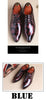 Luxury Mens Leather Shoes Retro Carved Lace-up Brogue Oxford Wedding Men Dress Shoes Male Formal Business Gentleman Office Shoes