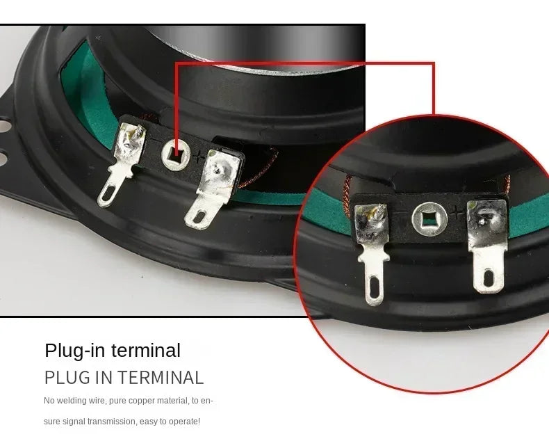 4/5/6.5 Inch Universal Car Coaxial Speakers HiFi Automotive Audio Full Range Frequency Subwoofer Enhanced Car Stereo Sound