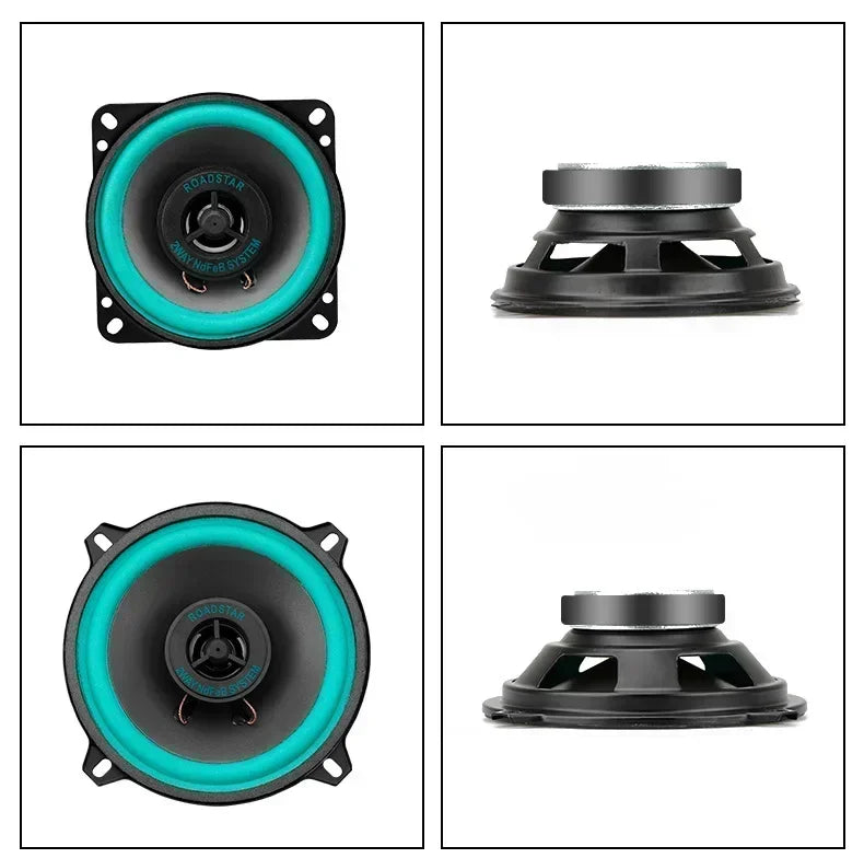 4/5/6.5 Inch Universal Car Coaxial Speakers HiFi Automotive Audio Full Range Frequency Subwoofer Enhanced Car Stereo Sound