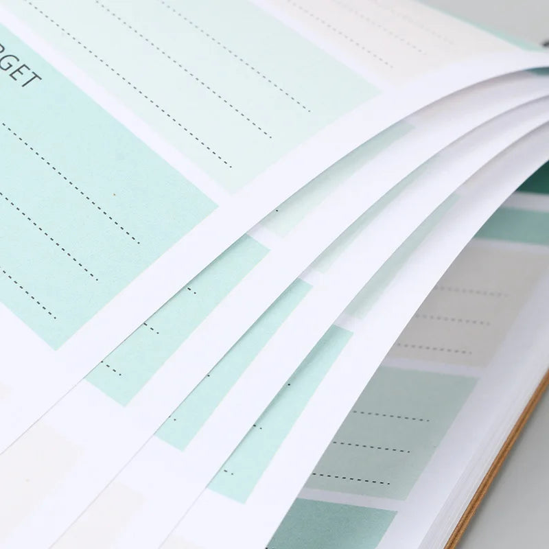 52 Sheets Undated To Do List Notebook Spiral Notepad Daily Planning Hourly Scheduling Notebook School Supplies Stationery