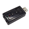 7.1 USB Stereo Audio Adapter Mini External Sound Card for Windows XP/2000/Vista/7 USB Audio Adapter for PC and Laptop