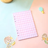 50 Sheet A5 A6 Loose-leaf Colorful Refill Inner Page Line Blank Grid Inner Page Inside Paper Stationery