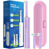 Intelligent Rotating Electric Toothbrush, Rechargeable Rotary Toothbrush Compatible with Oral B Replacement Electric Brush Heads