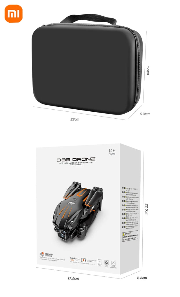 Xiaomi D88 Drone 8K Aerial HD Dual Camera Photography Intelligent Obstacle Avoidance Brushless Motor 5G WIFI GPS Return VR Drone