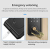 Smart Deadbolt Lock Tuya APP Wifi Keyless IC Card Fingerprint Keypad Digital Remote Unlock Dead Bolt Cylinder door Lock For Home