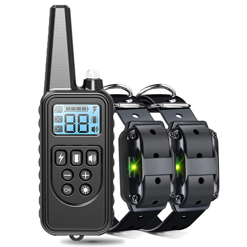[New Edition] Dog Shock Collar with Remote -Dog Training Collar for Large Medium Small Dogs Waterproof Rechargeable E Collar wit