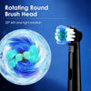 Electric Rotating Toothbrush 5 Modes Cleaning Teeth Brush Waterproof Rotary Electric Toothbrush With Timer with 8 Soft BrushHead