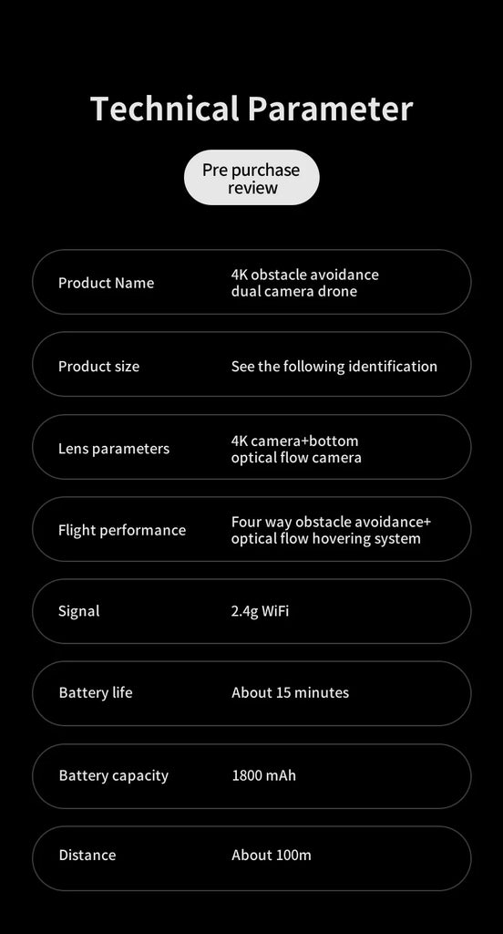 Xiaomi KY102 Drone 8K Aerial HD Professional Beauty filters Dual Camera Brushless Motor Obstacle Avoidance Optical Flow Drone