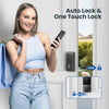 Smart Door Lock, Keyless Entry Door Lock with Doorbell, Door Locks for Front Door with App Control, Auto-Lock, with Bluetooth