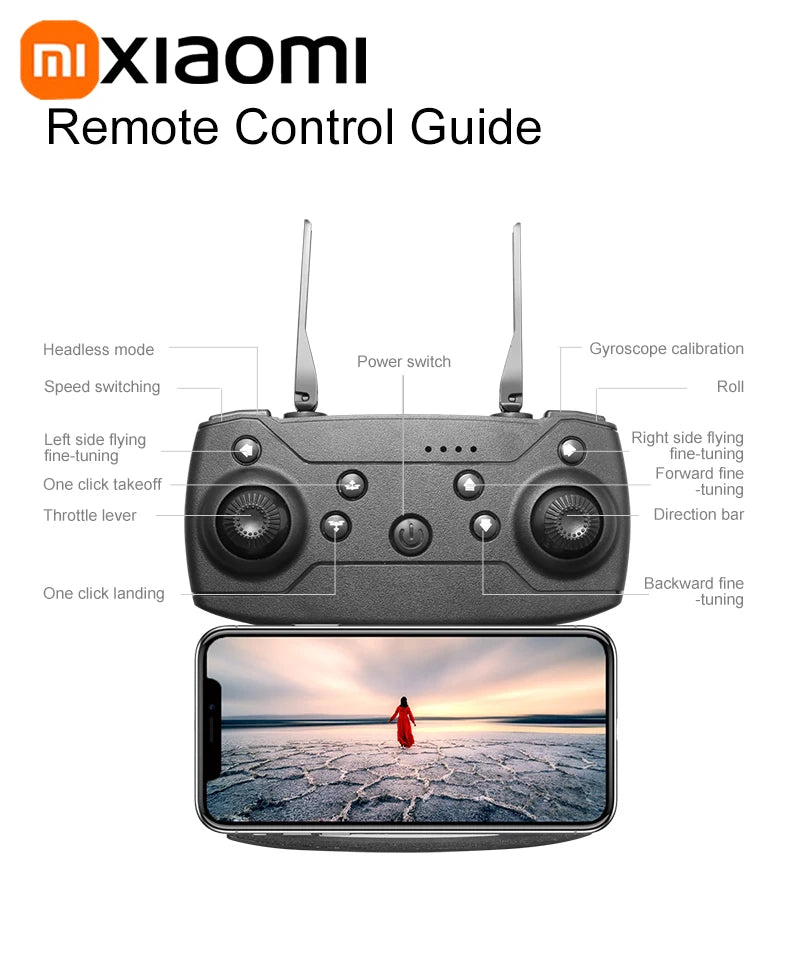 Xiaomi D88 Drone 8K Aerial HD Dual Camera Photography Intelligent Obstacle Avoidance Brushless Motor 5G WIFI GPS Return VR Drone