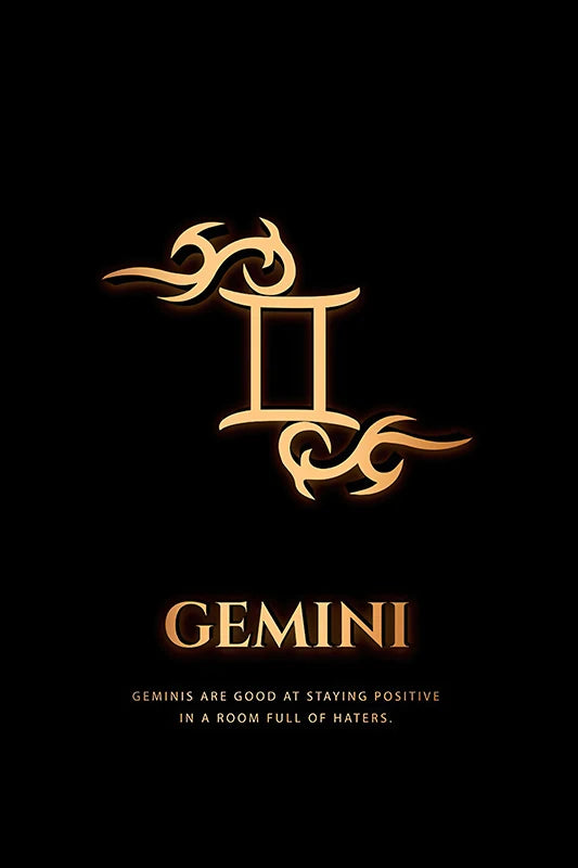 Abstract gold constellation canvas art oil painting wall art poster print living room home wall picture