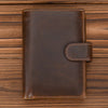 Retro anti-theft leather men's wallet male clip purse wallet casual style short purse cowhide retro luxury business card holder