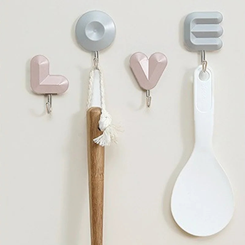 Houseeker 6 Hooks Hat Holder L Shaped Baseball Cap Storage Rack Wall Mount Hat Belt Organizer Hooks