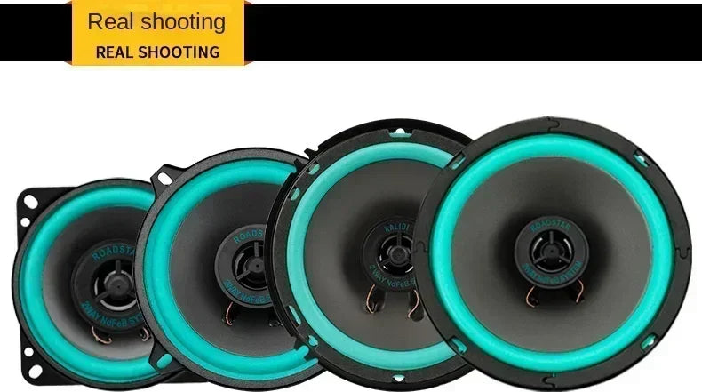 4/5/6.5 Inch Universal Car Coaxial Speakers HiFi Automotive Audio Full Range Frequency Subwoofer Enhanced Car Stereo Sound