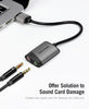 Vention USB External Sound Card USB to 3.5mm Audio Adapter with Microphone for PC Laptop MacBook PS5 Gaming Headset Sound Card