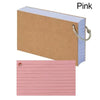 Multifunctional DIY Index Cards Horizontal Line Binder Index Sticker Colorful Loof-leaf Notepad Students