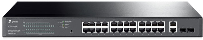 TP-Link TL-SG1428PE | 28-Port Gigabit Smart Managed PoE+ Switch (250W) | DodiOnline