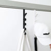 Houseeker 6 Hooks Hat Holder L Shaped Baseball Cap Storage Rack Wall Mount Hat Belt Organizer Hooks