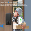 Smart Deadbolt Lock Tuya APP Wifi Keyless IC Card Fingerprint Keypad Digital Remote Unlock Dead Bolt Cylinder door Lock For Home