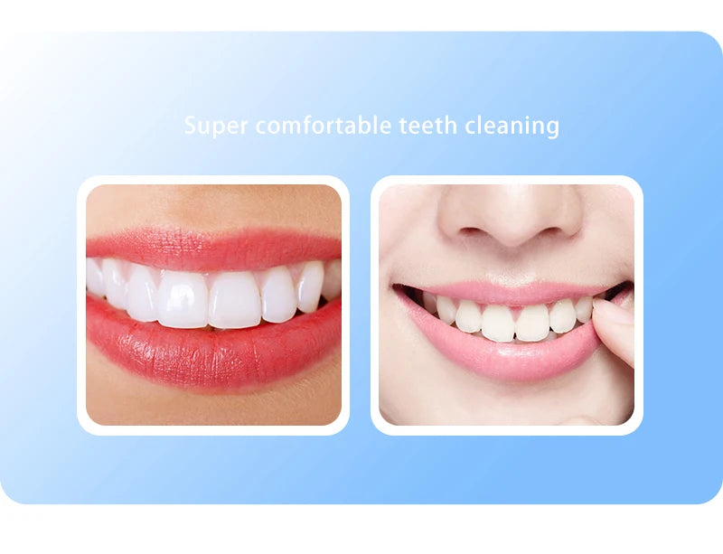 Morning Renewal -360 ° Rotating Electric Toothbrush, Adult Timer 5-mode Rechargeable Toothbrush, 4 replaceable brush heads elect