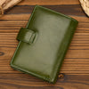 Retro anti-theft leather men's wallet male clip purse wallet casual style short purse cowhide retro luxury business card holder