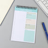 52 Sheets Undated To Do List Notebook Spiral Notepad Daily Planning Hourly Scheduling Notebook School Supplies Stationery