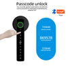 RAYKUBE US Free Delivery Tuya BLE Smart Fingerprint Door Lock Electronic Lock with Password/Key/Card/Tuya APP Unlock