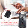 7.1 USB Stereo Audio Adapter Mini External Sound Card for Windows XP/2000/Vista/7 USB Audio Adapter for PC and Laptop