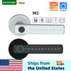 RAYKUBE US Free Delivery Tuya BLE Smart Fingerprint Door Lock Electronic Lock with Password/Key/Card/Tuya APP Unlock