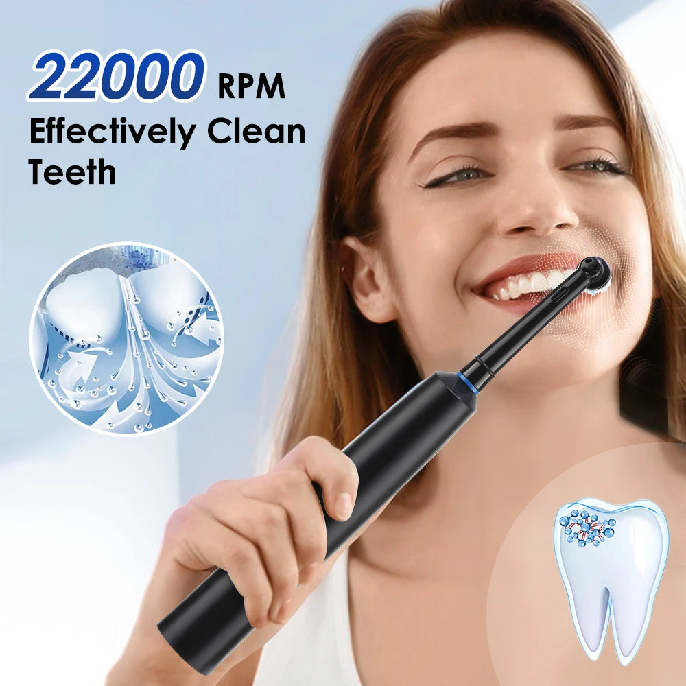 Electric Rotating Toothbrush 5 Modes Cleaning Teeth Brush Waterproof Rotary Electric Toothbrush With Timer with 8 Soft BrushHead