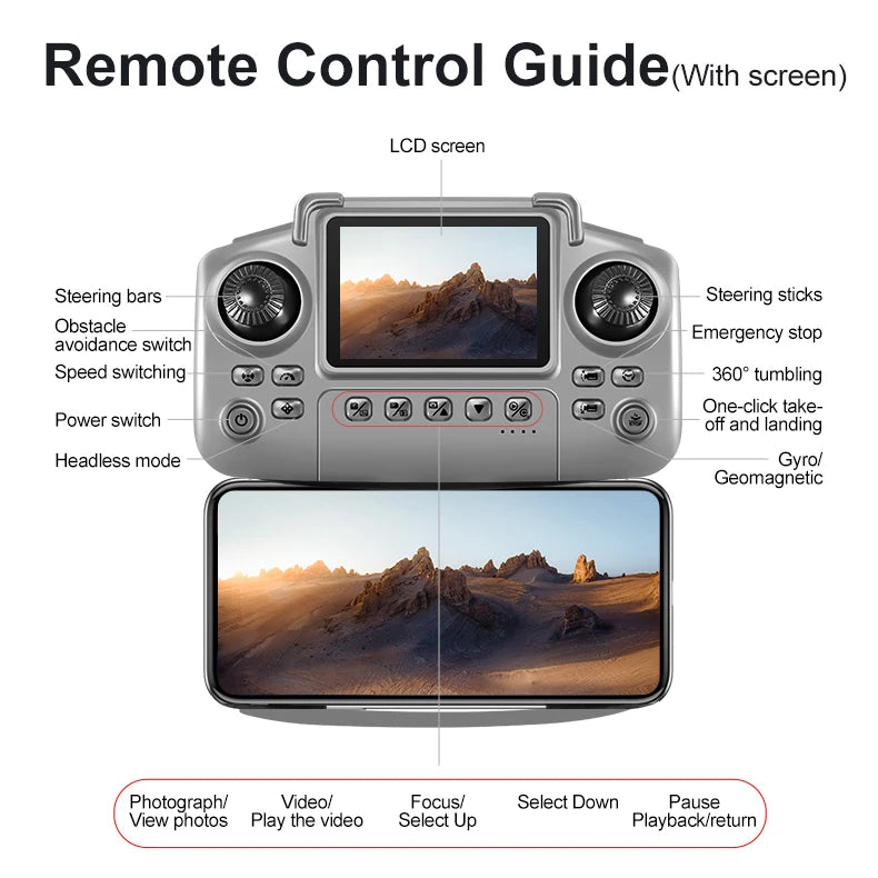 Xiaomi D18 Drone 8K Aerial HD Dual Camera Photography Intelligent Obstacle Avoidance Brushless Power 5G WIFI GPS Return VR Drone